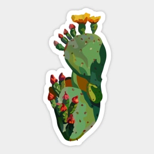 Flor de nopales Sticker